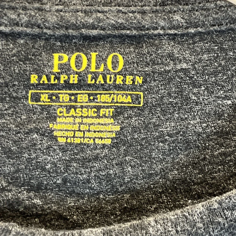 Polo Ralph Lauren Classic Fit Dark‎ Gray Size XL T Shirt
